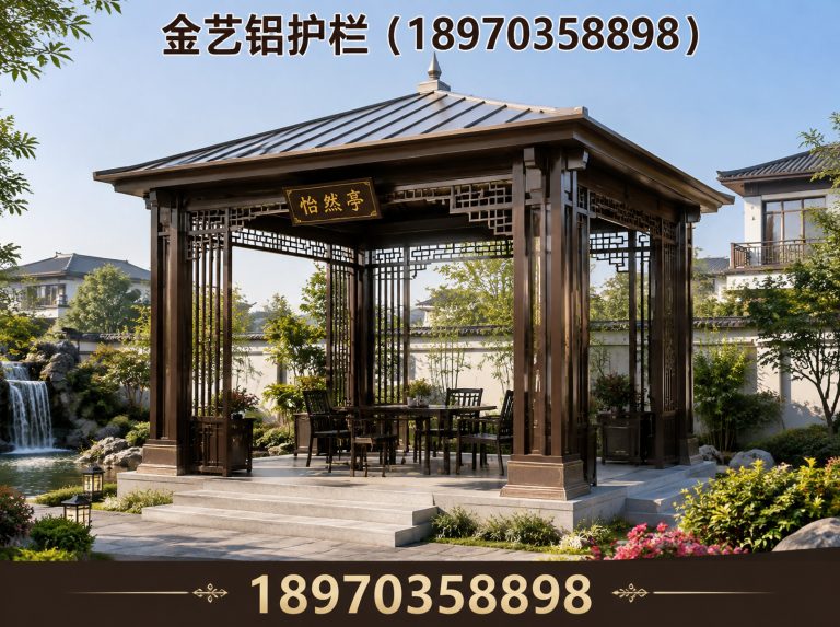 万年县铝艺楼梯扶手展示图